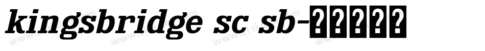 kingsbridge sc sb字体转换
